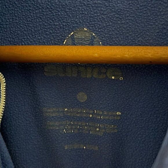 Sunice Womens Blue Long Sleeve Mock Neck Dash Zip Pullover Sweatshirt Top Size M - Picture 5 of 7